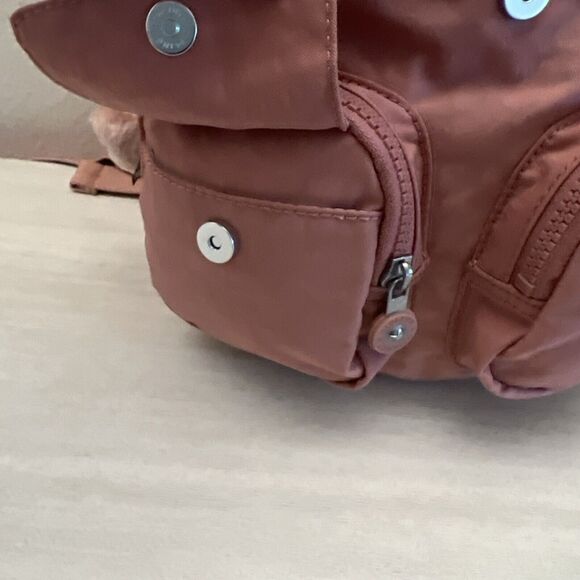 Kipling KIB7Y1 Lovebug Travel Small Backpack Polyamide Nylon Kind Rose - Picture 9 of 15